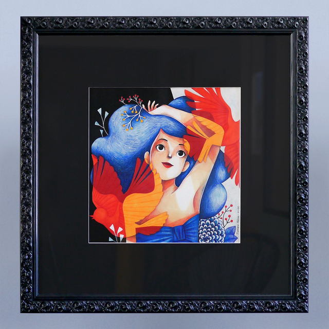 ENVOL // oeuvre originale encadrée, grand format