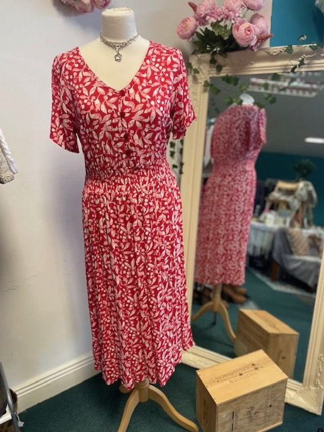Red dress size 10