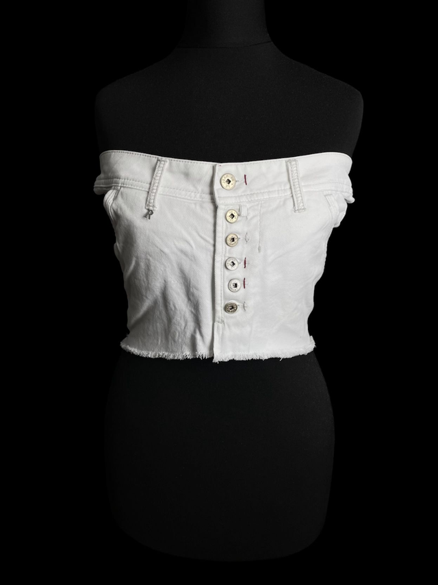 Marithé+François Girbaud Upcycled Bustier - XS/S