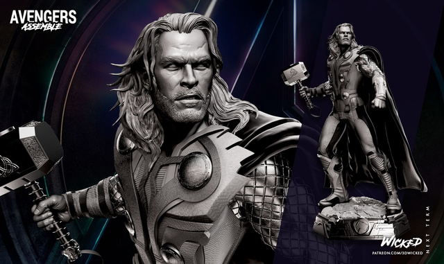 Statue THOR AVENGERS série movie