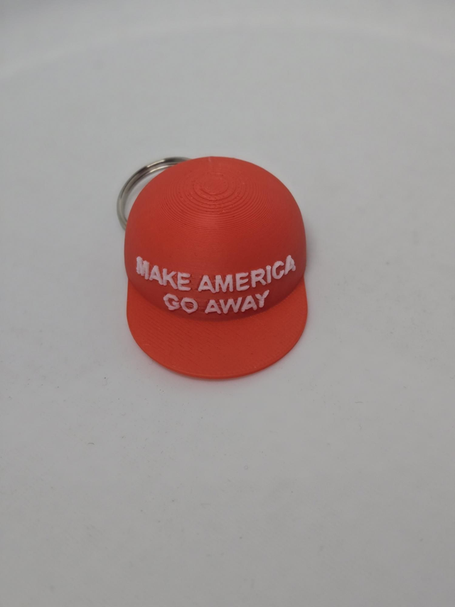 Make America Go Away (MAGA) keyring