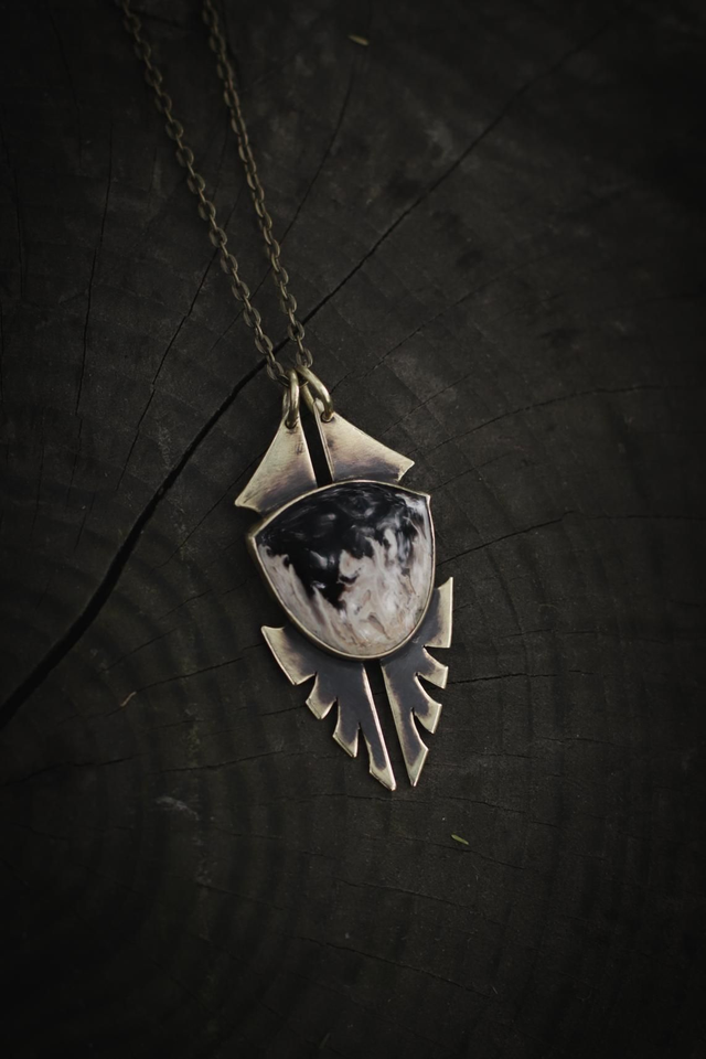 Tribal vibes - Talisman racine de palmier 