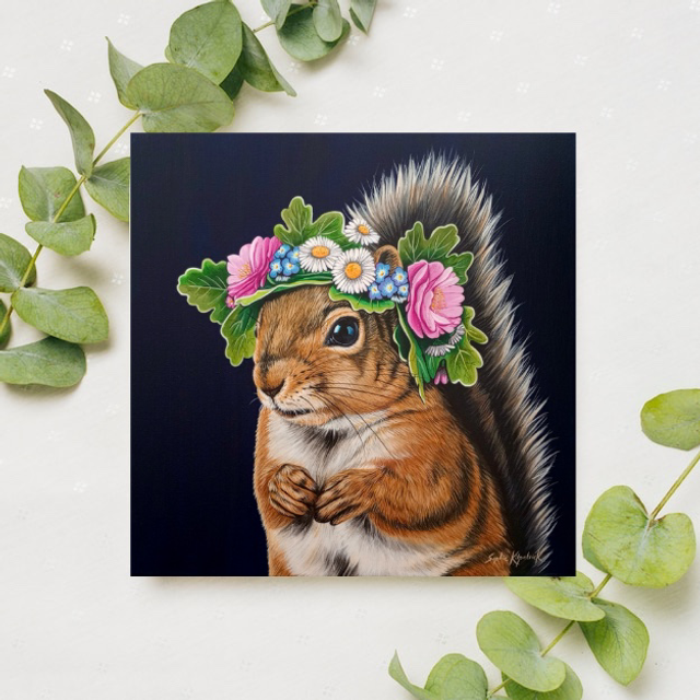 ‘Princess Acorn’ Greeting Card