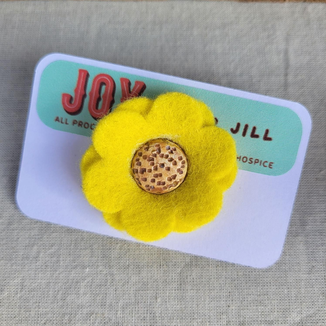 Joy for Jill Charity Pin - Yellow