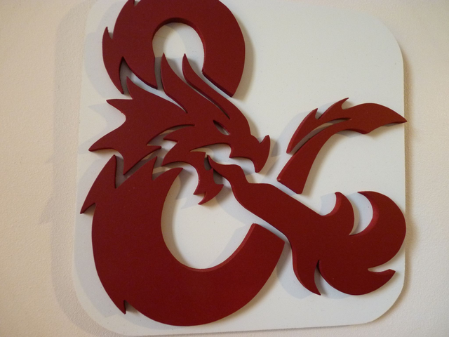 Donjons et Dragons - 20x20 cms