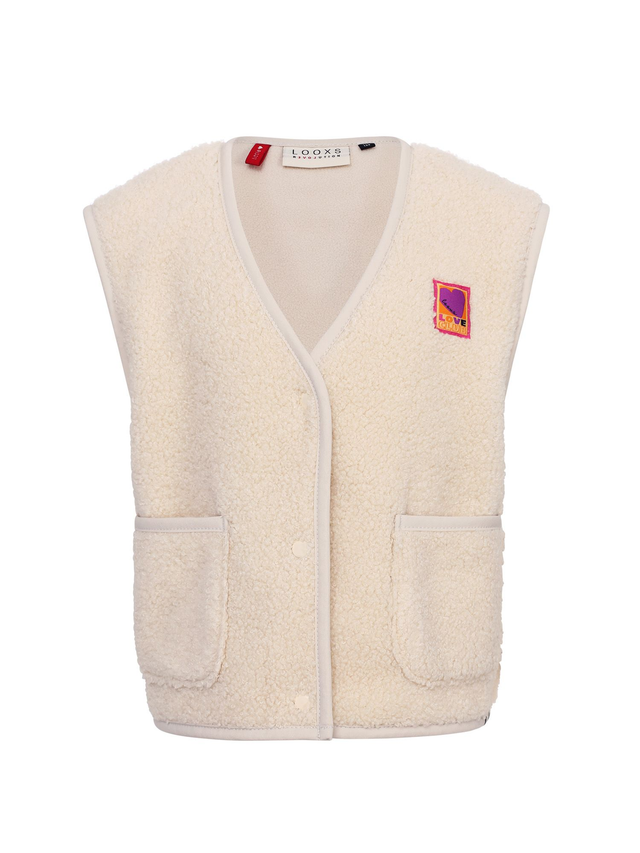 Looxs Dove white gilet