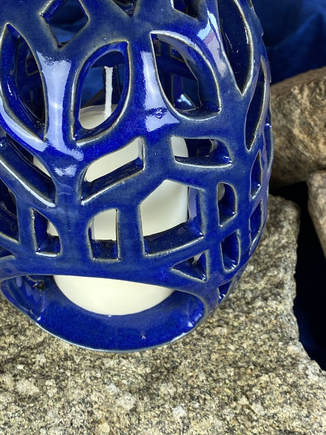 Lanterne TERRALMA bleu nuit