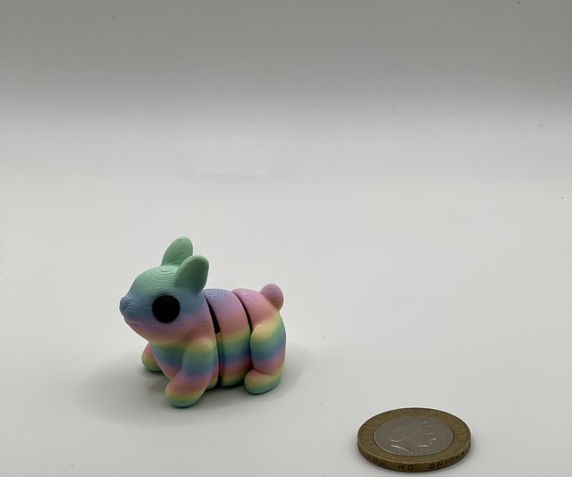 Matte rainbow bunny 