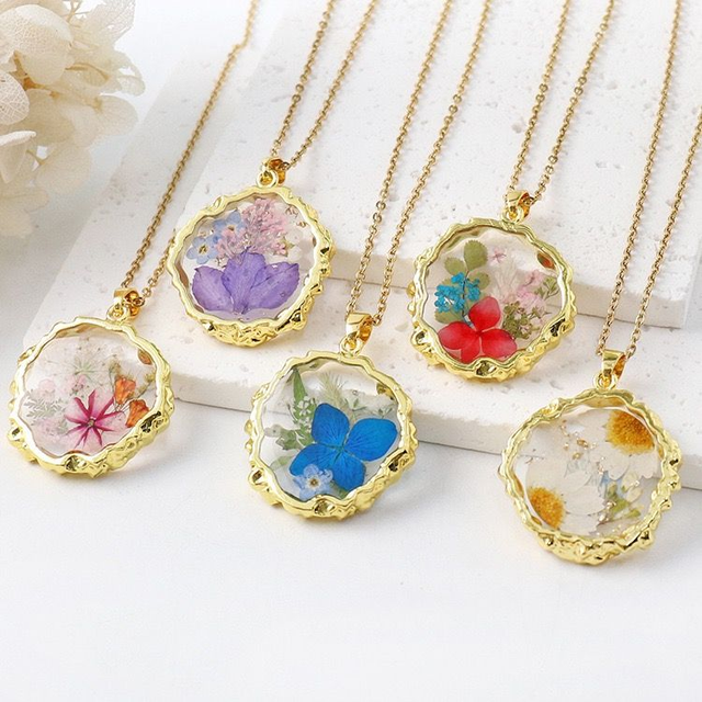 Flowers by Month Necklace