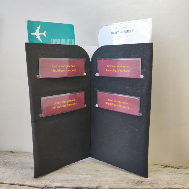 Protège Passeports Assya Familly Liège Noir