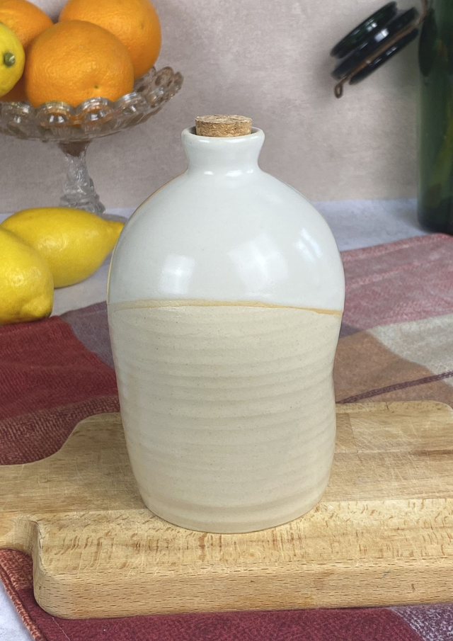 Bouteille - blanc & beige