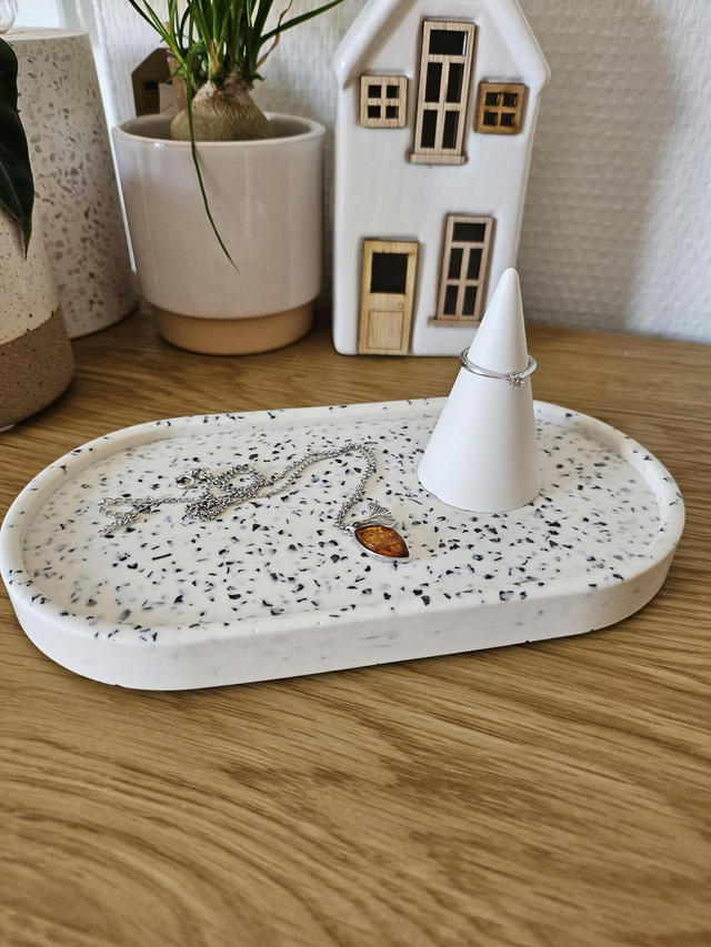 Tablette avec verre recyclé 