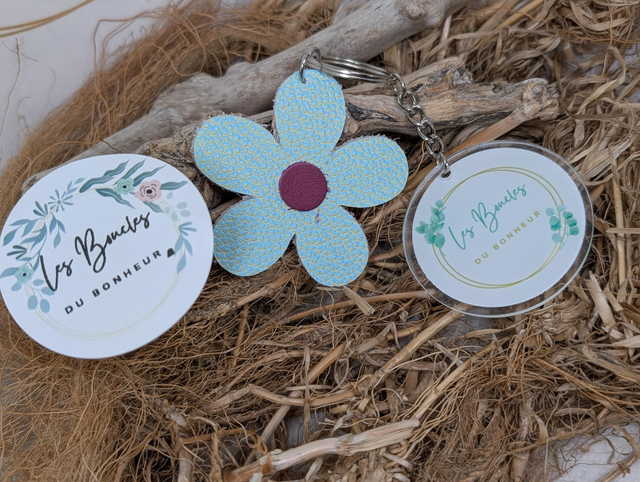 Porte clés Les boucles du bonheur pc044
