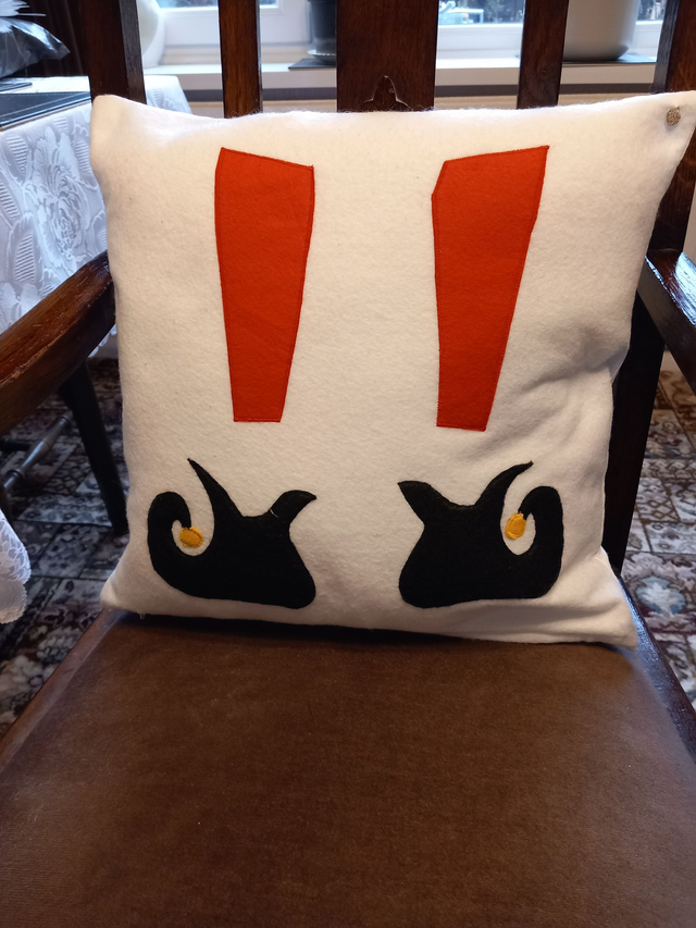 Elf Red Legs Cushion Cover