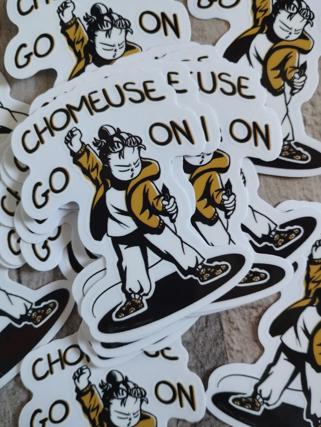 Stickers "Chômeuse Go On"