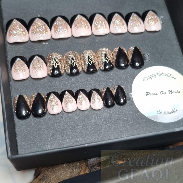 Black pink Gold little Carré S créer sur commande délai de 7jours ouvrable