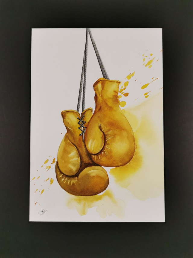 Yellow gloves