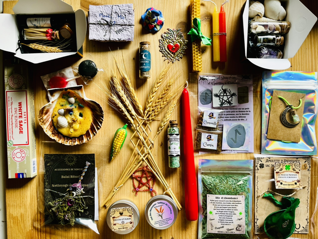 Witch Box du Sabbat de Lammas/Lughnasad - Kit Accessoires d’Autel et Rituels