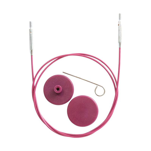 KnitPro Cable - Circular Interchangeable 360 Swivel - Red