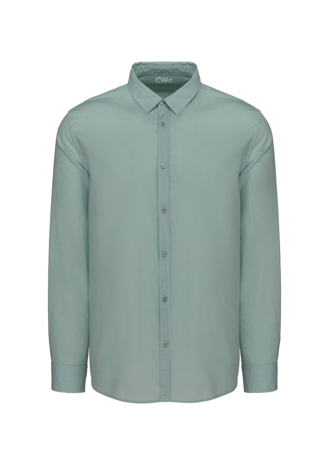 CAMICIA VERDE PASTELLO 