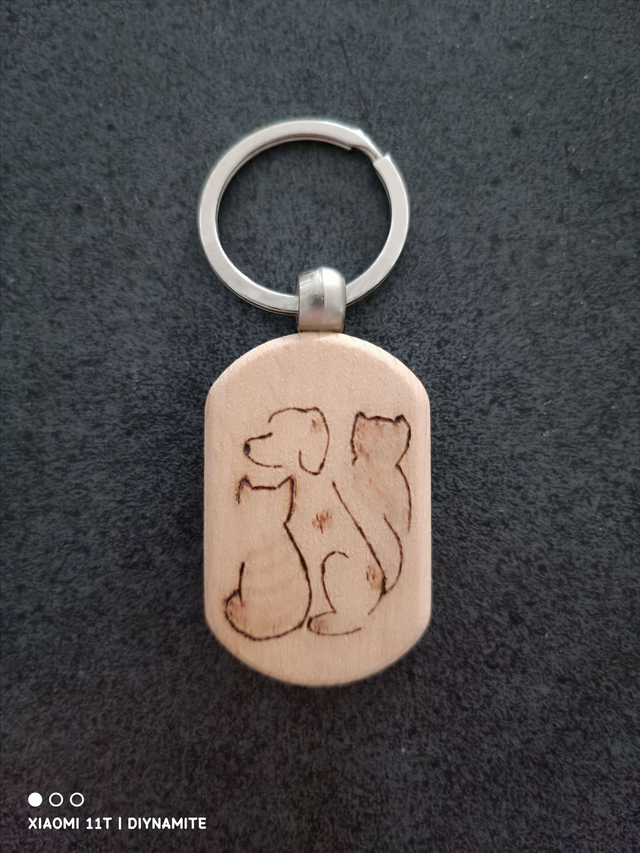 Porte-clé chats et chien