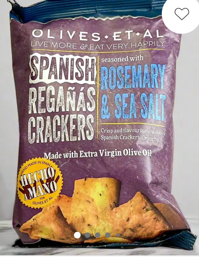 Olive et al Rosemary &amp; Sea Salt Reganas Crackers  