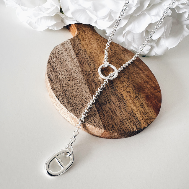 Collier coulissant Maille Marine