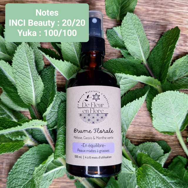 Brume Florale-Mélisse, Cassis et Menthe verte