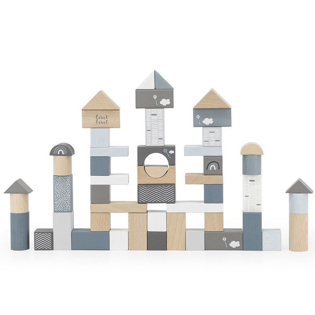 Bloc de construction en bois