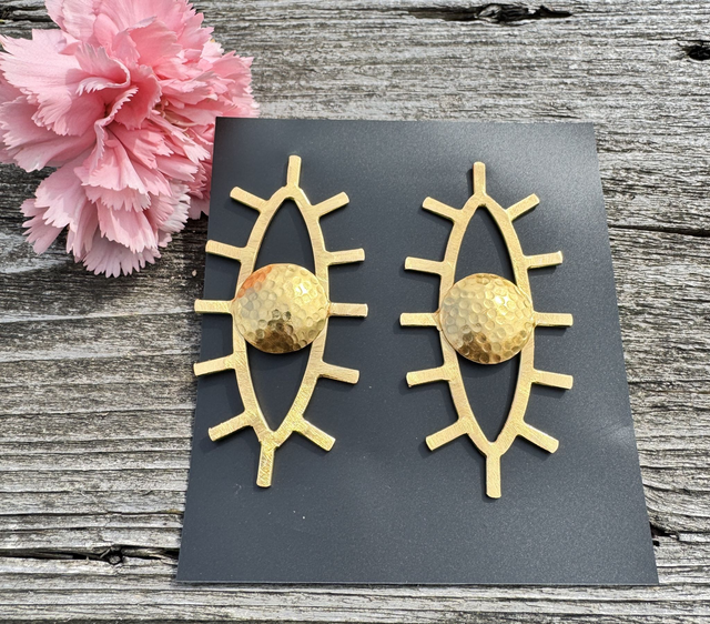 The Evil eye statement earrings 