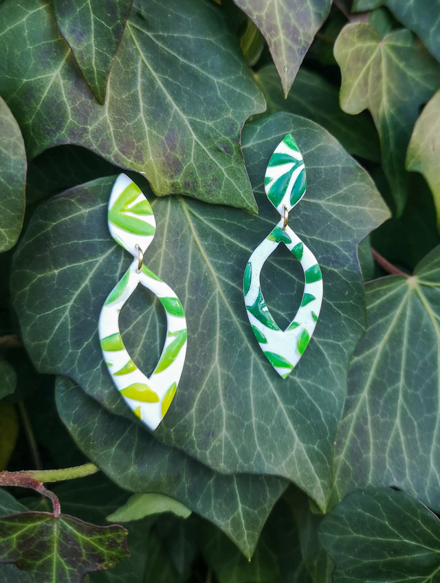 Collection Les Aquarelles Prairie - Boucles d&#039;oreilles Flavie