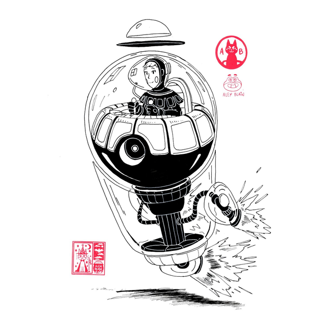 A4 Original Artwork: Circular