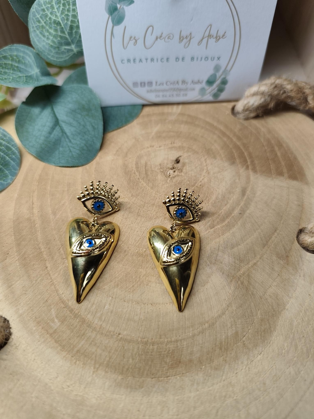 BO CHIC COEUR/OEIL GOLD 0001207