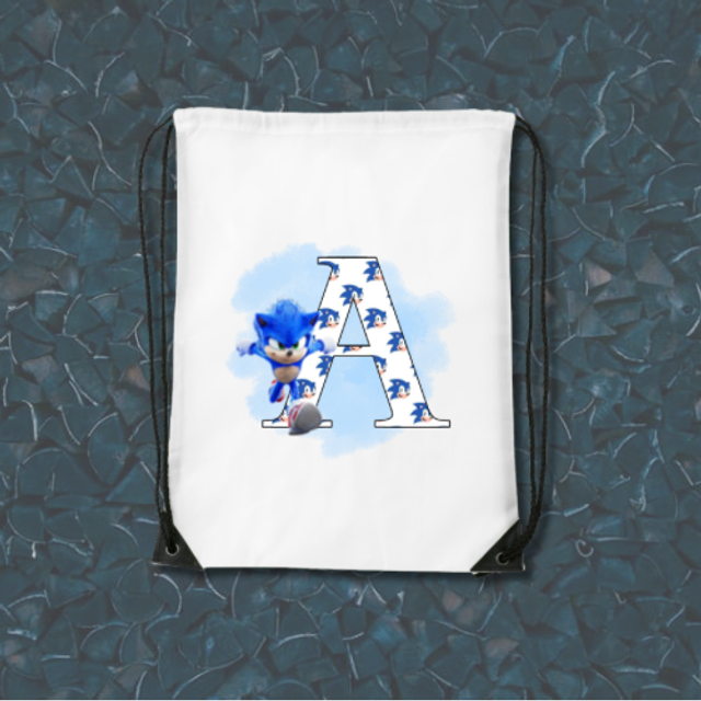 Sac Cordon Lettre Sonic 2