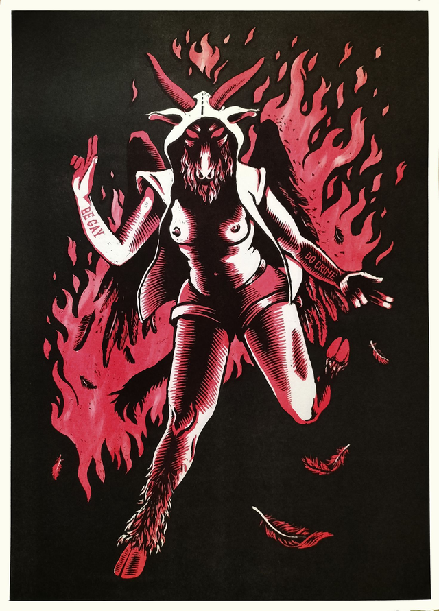 Baphomet - Be Gay Do Crime 