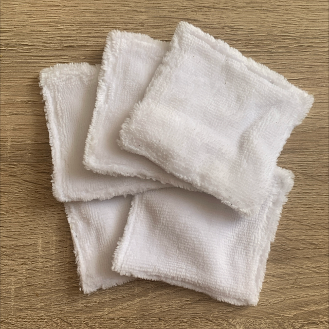 Lot de 5 lingettes lavables