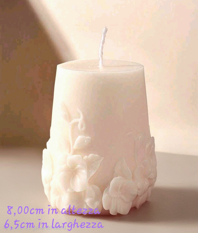 Candele geometriche floreali