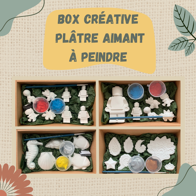 Box plâtres à peindre aimants