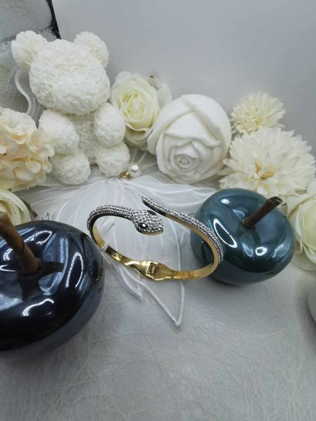 Bracelets Élégants en Acier Inoxydable et Zircon