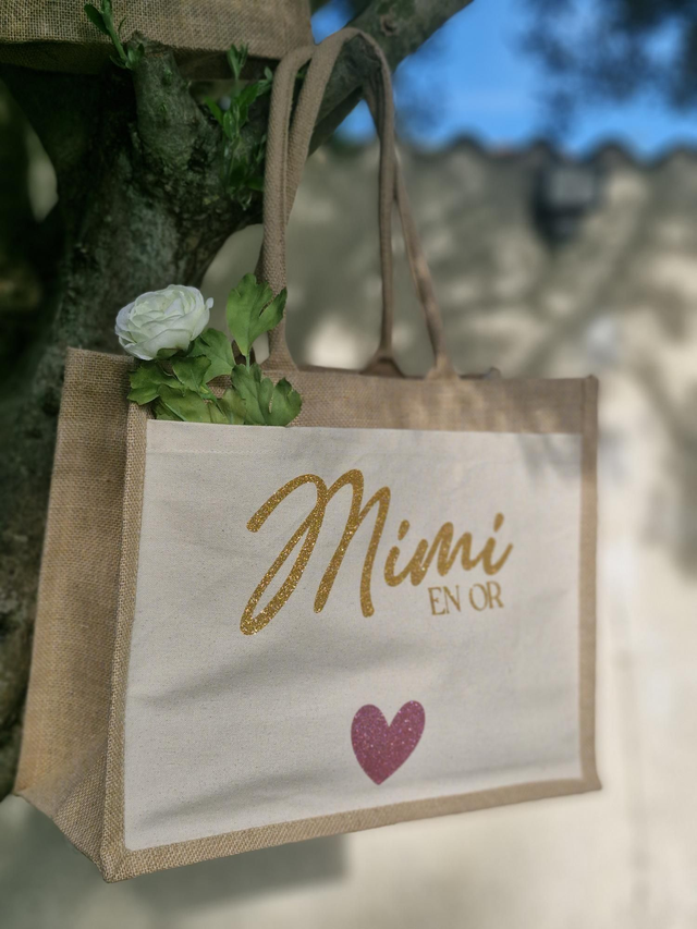 Cabas "Mimi en or"