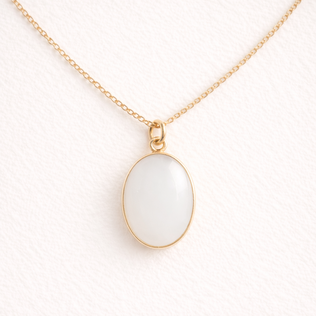 Medaljong Delicate · 14 x 10 mm 