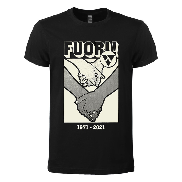 T-SHIRT LOGO “FUORI” – CON DONAZIONE DI ALMENO €25