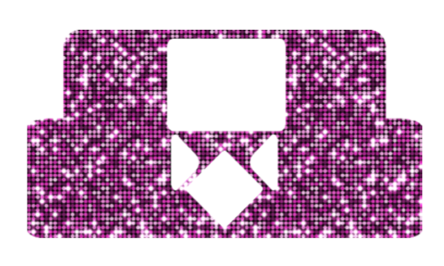 Medtronic Decal Pink Sparkle