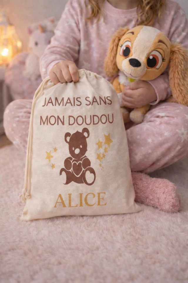 Sac à doudou personnalisé 