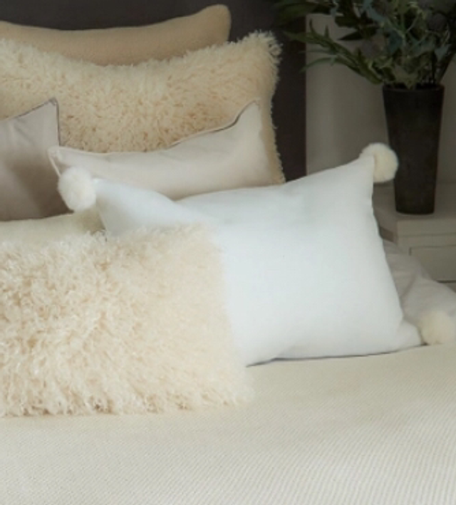 Pom Pom Felt Cushion