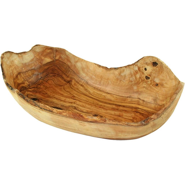 Bowl – Oval – Live Edge – Tuscan Olive Wood
