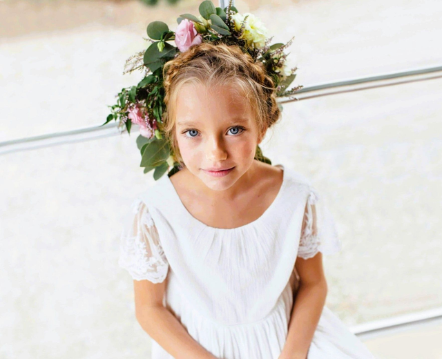 Robe en Dentelle Ivoire | Manon