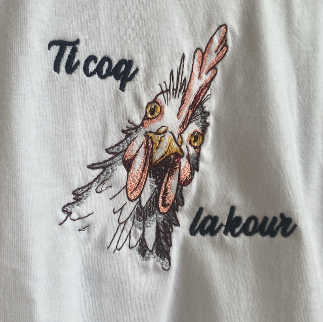 Tee-shirt Enfant Ti coq la kour