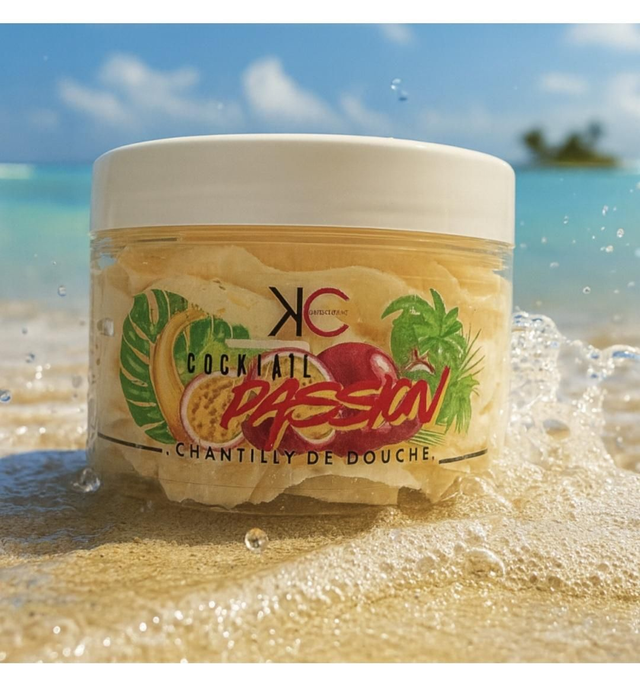 Chantilly de douche cocktail passion 
