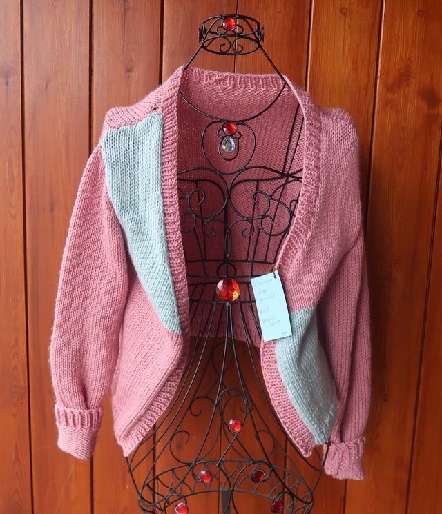 Pink & Blue Cardigan